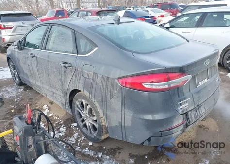 2020 Ford Fusion Sel z USA, uszkodzony, nr VIN 3FA6P0CD7LR250995